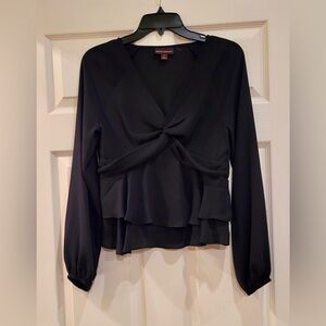 Elegant Black Women's Top size small